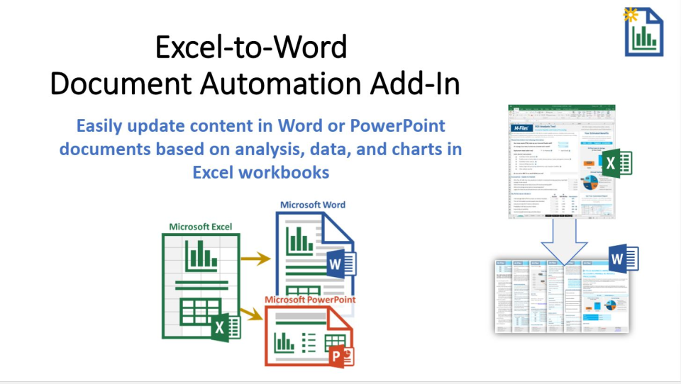 screenshot of Excel-to-Word Document Automation